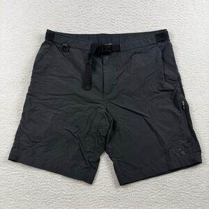Nike ACG Hiking Shorts 38 Black Nylon Belted Cargo Pockets Lightweight Outdoor